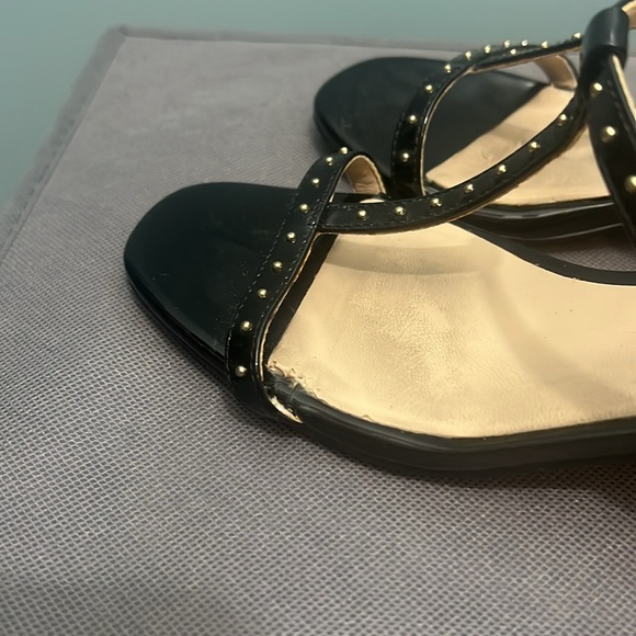 Karl Lagerfeld, Paris women’s block heels, strappy patent leather size 6M - Picture 5 of 16